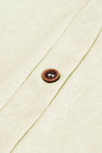 Load image into Gallery viewer, Beige Solid Color Open-Front Buttons Cardigan