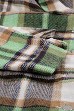 Load image into Gallery viewer, Geometric Plaid Print Pocketed Shacket