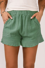 Load image into Gallery viewer, High Waist Pocketed Ruffle Shorts