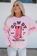 Load image into Gallery viewer, HOWDY NASHVILLE Vintage Western Graphic Sweatshirt