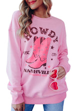 Load image into Gallery viewer, HOWDY NASHVILLE Vintage Western Graphic Sweatshirt