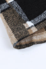 Load image into Gallery viewer, Plaid Print Buttoned Shirt Jacket