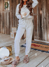 Load image into Gallery viewer, Long Sleeve Pullover and Jogger Pants Lounge Set