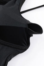 Load image into Gallery viewer, Adjustable Straps Ribbed Knit One Piece Swimsuit