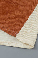 Load image into Gallery viewer, Patchwork Color Block Ribbed Long Sleeve Top