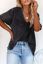 Load image into Gallery viewer, High Low Cuffed Tee