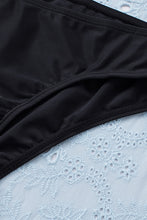 Load image into Gallery viewer, Ruffled Leopard Tankini Top and Solid Color Panty Swimwear