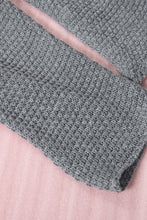 Load image into Gallery viewer, Henley Pullover Drop Shoulder Sweater with Slits