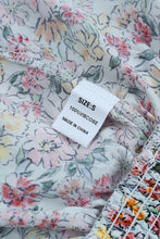 Load image into Gallery viewer, Multicolor Wrapped V Neck Floral Tank Crop Top