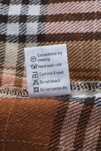 Load image into Gallery viewer, Plaid Color Block Patchwork Shirt Jacket with Pocket