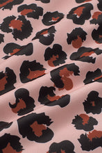 Load image into Gallery viewer, Ruffled Leopard Tankini Top and Solid Color Panty Swimwear