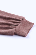 Load image into Gallery viewer, Buttoned High and Low Hem Hoodie