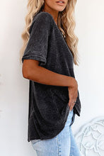 Load image into Gallery viewer, High Low Cuffed Tee