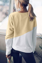 Load image into Gallery viewer, Patchwork Dropped Shoulder Sweatshirt
