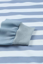 Load image into Gallery viewer, Stripe Drop Shoulder Striped Pullover Sweatshirt