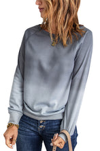 Load image into Gallery viewer, Ombre Crewneck Long Sleeve Sweatshirt