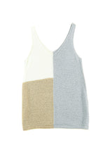Load image into Gallery viewer, Color Block Knitted Tank Top
