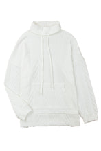 Load image into Gallery viewer, Cowl Neck Textured Sweatshirt