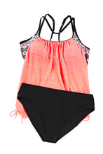 Load image into Gallery viewer, Printed Lined Tankini Swimsuit