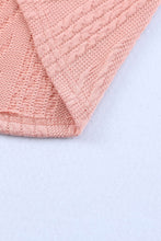 Load image into Gallery viewer, Leopard Sequin Splicing Sleeves Textured Knit Top