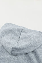 Load image into Gallery viewer, Grey Casual Solid Color Lace-up Hoodie