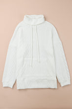 Load image into Gallery viewer, Cowl Neck Textured Sweatshirt