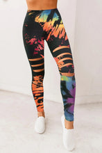 Load image into Gallery viewer, Multicolor Tie Dye Hollow Out Fitness Activewear Leggings