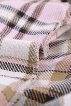 Load image into Gallery viewer, Geometric Plaid Print Pocketed Shacket