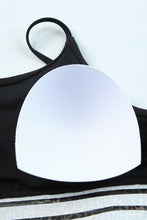 Load image into Gallery viewer, Rose Leopard Mesh Trim 2pcs Bikini Swimsuit