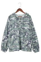 Load image into Gallery viewer, Long Sleeve Camo Print Oversize Hoodie