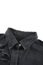 Load image into Gallery viewer, Ripped Denim Jacket
