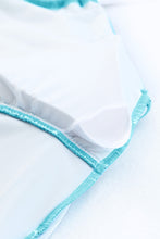 Load image into Gallery viewer, Oceanic Gradient Color Peekaboo Halter Tankini Swimsuit