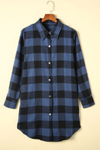 Load image into Gallery viewer, Turn-down Collar Plaid Shirt Jacket