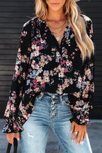Load image into Gallery viewer, Wildflower Print Chiffon Blouse