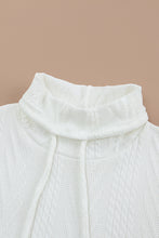 Load image into Gallery viewer, Cowl Neck Textured Sweatshirt