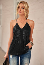 Load image into Gallery viewer, Sequin Racerback Tank