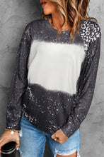 Load image into Gallery viewer, Retro Bleached Leopard Spot Pullover