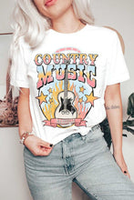 Load image into Gallery viewer, COUNTRY MUSIC NASHVILLE Graphic Tee
