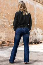 Load image into Gallery viewer, Hey Boo Letter Print Long Sleeve Pullover Sweatshirt