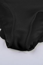 Load image into Gallery viewer, Solid Scalloped One-Shoulder Bikini