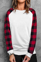 Load image into Gallery viewer, Buffalo Plaid Long Sleeve Sweatshirt