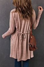 Load image into Gallery viewer, Tunic Back Open Front Cardigan with Pockets
