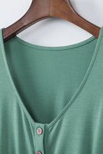 Load image into Gallery viewer, Buttons Sleeveless High Waist Mini Dress