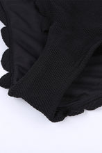 Load image into Gallery viewer, Solid Scalloped One-Shoulder Bikini