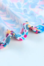 Load image into Gallery viewer, Boho Pattern Print Flounce V Neck Tank Top