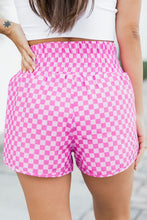 Load image into Gallery viewer, Plaid High Waisted Athletic Shorts