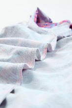 Load image into Gallery viewer, Multicolor Lavender Floral Print Cold Shoulder Blouse