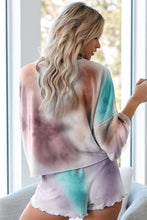 Load image into Gallery viewer, Multicolor Tie Dye Knit Pajamas Set