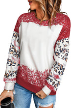 Load image into Gallery viewer, Tie Dye Leopard Drop Shoulder Sweatshirt