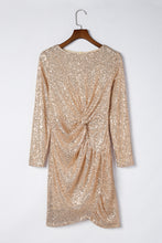 Load image into Gallery viewer, Knot Pack Hip Sequin Dress
